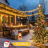 500 173ft 8 JMEXSUSS LED Christmas Lights Outdoor, Warm White Christmas Tree Lights, Modes Plug in Twinkle String Light