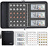 Hontom Coin Collection Album for Collectors with Lock, 400 Pockets Fireproof Coin Holder