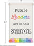 Carson Dellosa 81-Piece Creatively Inspired Future Leaders Bulletin Board Set, Colorful Banner and Frames for Classroom