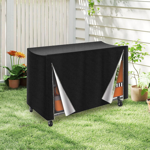 Leefasy Folding Chair Rack Cover Folding Chair Storage Cover Protection Effective Full Coverage Easy to Clean