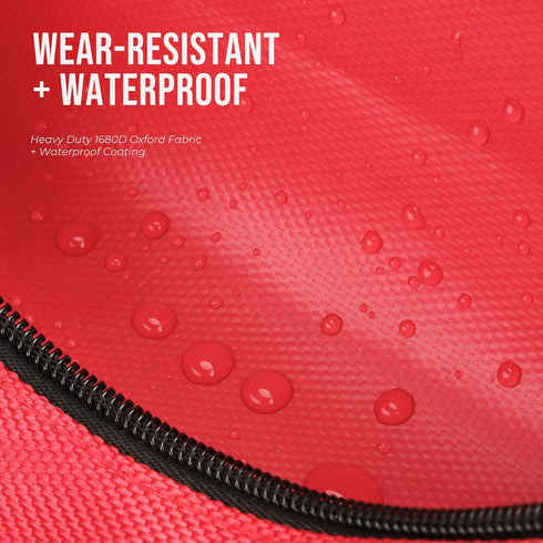 YOOFAN Tool Bags, 5 Packs Heavy Duty Tool Pouches with Zipper, Made with 1680D Oxford Fabric