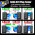 NF-468CS Ethernet Cable Tester, RJ45/RJ11/CAT5/CAT6/CAT5E/CAT6A/CAT7/POE, UTP/STP Continuity Tester, Network Tools