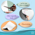 Magnetic Dry Erase Board for Fridge, 8”X12” Whiteboard with 6 Dry Erase Markers Included
