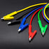 KAIWEETS 5PCS Alligator Clips Electrical Test Leads Set, 15A Heavy Duty Jumper Wires with Protective Clips
