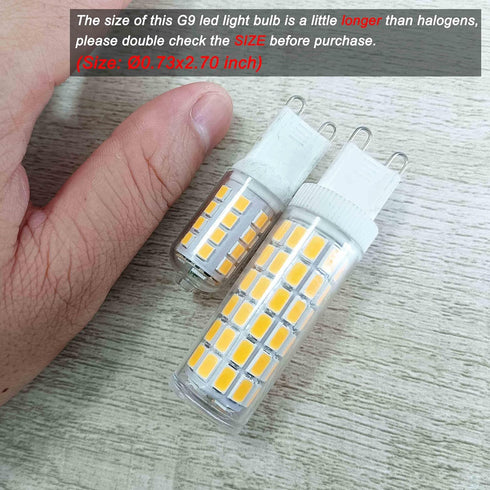 G9 Bulbs 75W 80W 100W 4000K White,1000 AC120V G9 8W Bulb Ligting,5Pack Ziomitus Led Replacement Natural lm, Bi-pin