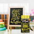 CHALKY CROWN Liquid Chalk Marker Pen, Dry Erase Marker for Chalkboard Signs, 6mm Reversible Tip, Yellow