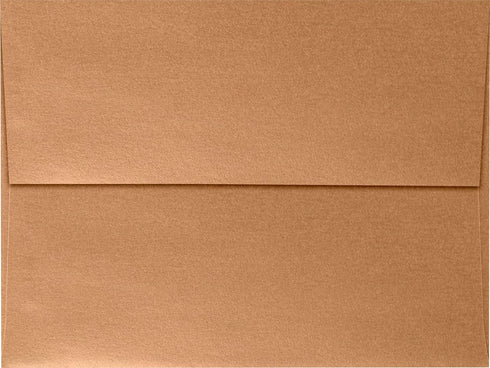 LUXPaper A6 Invitation Envelopes | Peel & Press | 4 3/4" x 6 1/2" | Copper Metallic | 80lb. Text | 50 Qty