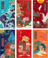 Chinese New Year Red Envelopes, 6 Design Foil Gold Red Packet for Spring Festival, 36 Pack