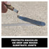Albion Engineering 1258-3S Tapered Classic Offset Caulk Tooling Spatula, Stainless Steel, 5/8" Wide x 3" Long Blade