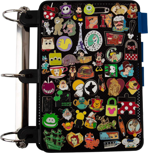 SCS Direct Enamel Pin Display Pages (1 PK), Display and Trade Your Disney Collectible Pins in Any 3-Ring Binder
