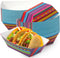 Mexican Taco Nights Food Trays - 50Pcs Taco Boat Assembled Trays Nacho