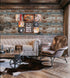 Dimoon 197''x17.7'' Waterproof Wood Peel and Stick Wallpaper, Removable Self Adhesive Faux Rustic Wood Grain