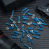 300 Pcs Heat Shrink Ring Terminals #10 Blue, 16-14 AWG Electrical Connectors, Waterproof and Insulated