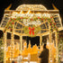 33FT 100 8 String Lights Indoor Bedroom, LED Fairy String Lights Outdoor Waterproof, Modes Memory Twinkle Christmas