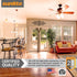 Sunlite 80334-SU LED A15 Light Bulb, 6 Watts (40W Equivalent), E17 Base, 480 Lumens, Dimmable, 3000K Warm White, 1 Count