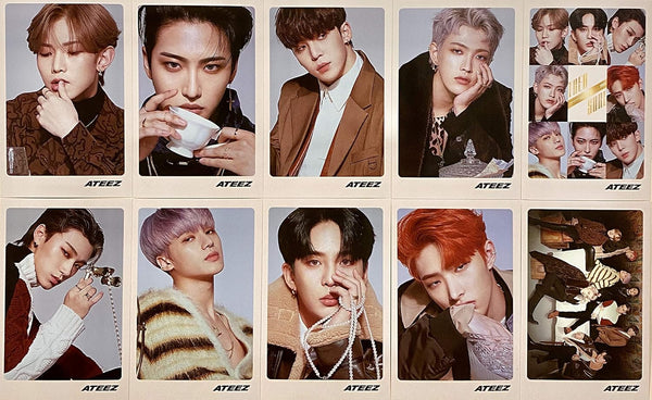 Kpop Mini Post Card Photocards - 56p (ATEEZ)