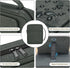 Bible Covers for Men & Women, Carrying Church Bag with Handle, Zipper, Multi-Pockets for Scripture Study, Deep Gray
