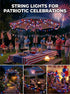 C6 23FT 50LED 4th 8 ITICdecor Solar String Lights Outdoor Waterproof, Solar Strawberry Lights Decoration for of July
