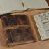 LEATHER VILLAGE Leather Bound Journal, Writing Notebook for Men Women, 300 Kraft Pages, Handmade, Rustic Brown