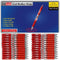 Think2 Retractable Gel Pens - 24 Red Ink Fine Point (0.5mm) Rollerball Pens with Comfort Grip
