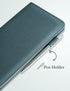 Green Server Book with Zipper Pocket and Magnetic Closure Server Booklet Waitress Book Serving Book with Money Pocket