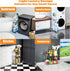 Yieach 3 Wheels,6.3W Clear Tier Slim Rolling Storage Cart with Thin Shelf,Bathroom Storage Cabinet,Skinny Laundry