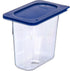 Carlisle FoodService Products 3068807 Plastic Food Pan, 1/9 Size, 6 Inches Deep, Clear