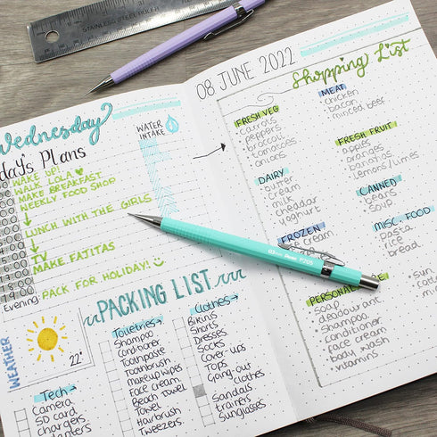 Pentel P205-97V Mechanical Automatic Pencil, Pastel Floral Range, Crocus (Pastel Purple)