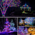 80LED 33FT 8 btfarm Solar String Lights Outdoor - Solar Fairy Lights Outside Waterproof Modes, Copper Wire Solar