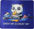 Cute Panda Mouse Pad, 12x10 Inches Office Gaming Anime Eating Pizza Mousepad