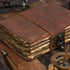 NomadCraftsCo. Vintage Leather Journal, Lock Closure, 240 Pages Antique Deckle Edge Paper for Grimoire