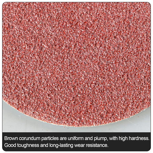 Hiqalty 3" inch (80) Sanding Disc Roll Lock R-Type Sandpaper Quick Change Disc Grinding Pad Abrasive Disc
