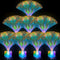 Amylove 8 Pcs Mini Fiber Optic Lamp Bulk LED Light Color Changing