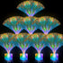 Amylove 8 Pcs Mini Fiber Optic Lamp Bulk LED Light Color Changing