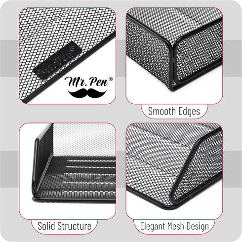 Mr. Pen Mesh Desk Organizer, Single Tray Letter and File Organizer for Desktop, Paper Holder
