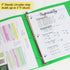 BAZIC 3 Ring Binder 1" Poly Binders Organizer, Matte Color Soft Cover, Round Ring, Holds 175 Sheets (6-Count)