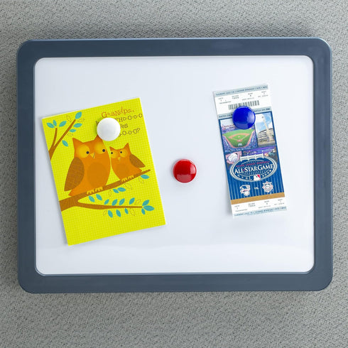 Officemate Verticalmate Magnetic Dry Erase Board, Slate Gray (29202)