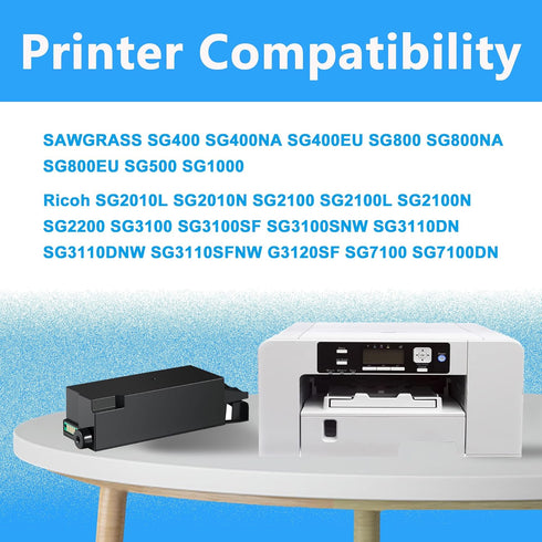 LCL Waste Ink Collection Unit Replacement for Sawgrass Virtuoso SG400 SG500 SG800 SG1000 and GC41 Maintenance Tank