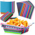 Mexican Taco Nights Food Trays 120Pcs Mexican Wax Paper Deli Nacho Popcorn