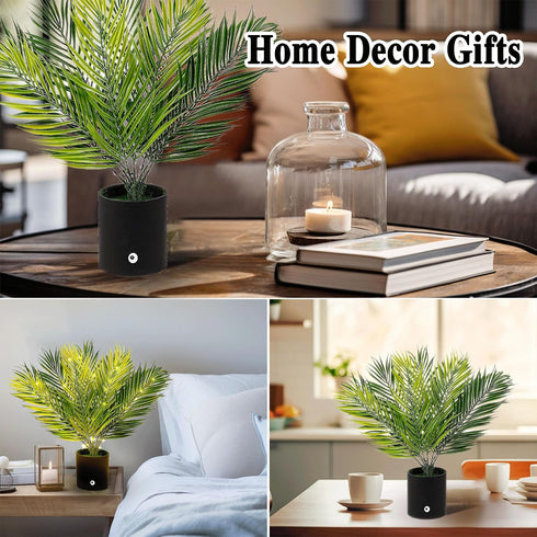Artificial Lighted Palm Tree Lamp Night Light for Womens Christmas Birthday Gifts, Twinkling Tree Light, Perfect Ideal