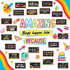 Decorably 49 Pcs Bulletin Board Decorations for Elementary - Amazing Things Happen Here with Borders