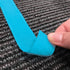 Teacher Spot On Carpet Marker Strips in Aqua Color