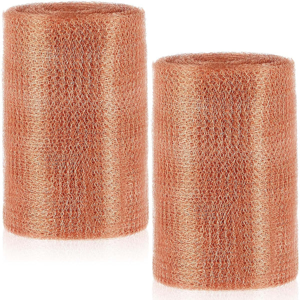 Gisafai Copper Mesh Rodent Control for Mice Rat, 8" x 100 ft Pure Copper Fill Fabric Hole Filler