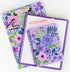 Steel Mill & Co Large Spiral Notebook, College Ruled, 11" x 9.5", Durable Hardcover, 160 Lined Pages, Lilac Floral