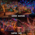 600 196FT 8 TW SHINE Christmas Lights, LED Christmas String Lights Plug-in with Modes Timer and Remote, Waterproof