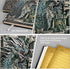 DND Dragon Notebook - 3D Embossed Leather Journal with Black Ballpoint Pen & Sleeve, A5 Vintage Travel Diary