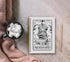 The Iced Coffee Tarot Journal Notebook - Gothic Skeleton Spiral Notebook, Coffee Lover Gifts, 5.5" x 8.3"