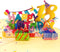 Liif Happy 18th 3D Pop Up Birthday Card, 18 Year Old Card for Girl, Boy, Son, Daughter, Nephew | Large Size 8 x 6 inch