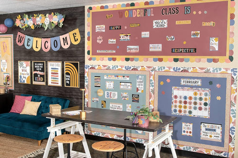 Teacher Created Resources Large Wonderfully Wild Calendar Bulletin Board