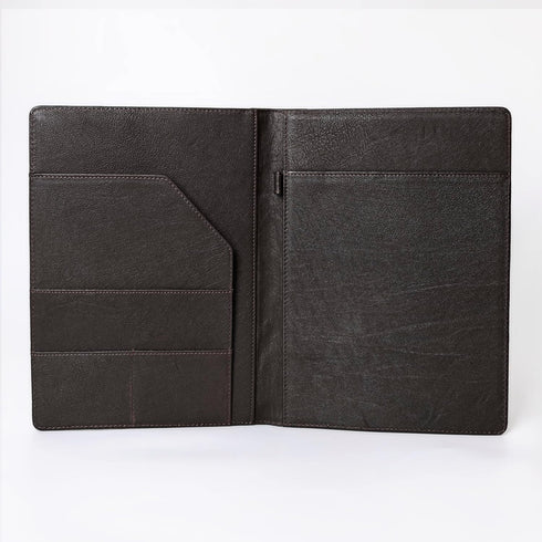 Handmade Premium Grain Leather File Cover, Letter Size Document Organizer for Resumes and Important Papers